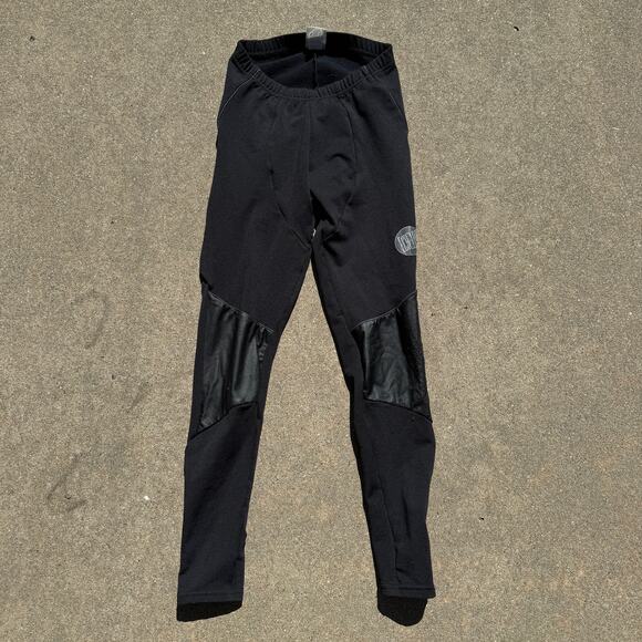 Men's Vintage 90's Nike Echelon Black Stretch Cycling Active Running Pants Sz M - Picture 1 of 6